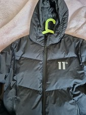 Mens 11 Degrees Puffa Coat
