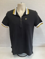 11 Degrees Mens Black Zipped