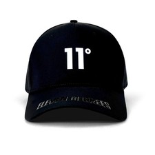 11 Degrees Baseball Cap Black