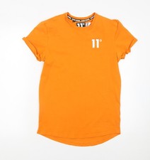 11 Degrees Men's Orange Slim