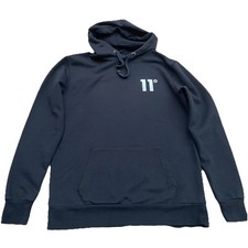 11 Degrees Black Hoodie Front
