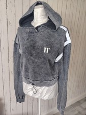 11 Degrees Cropped Washed Grey